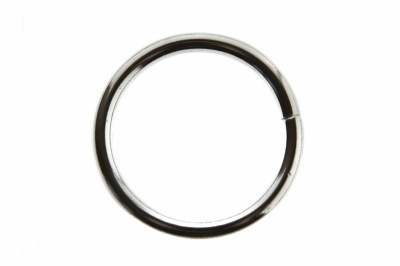 Кольцо металлическое d-3 х 32 мм, цв.-никель - купить в Перми. Цена: 3.92 руб.