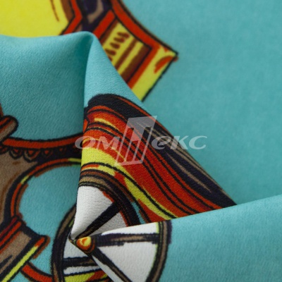 Плательная ткань "Фламенко" 16.2, 80 гр/м2, шир.150 см, принт этнический - купить в Перми. Цена 241.49 руб.