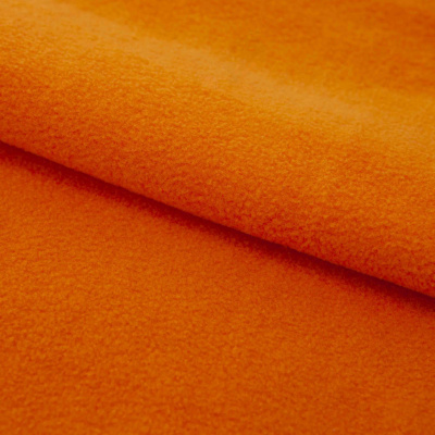 Флис DTY 16-1358, 250 г/м2, шир. 150 см, цвет оранжевый - купить в Перми. Цена 640.46 руб.