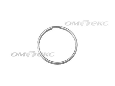 Кольцо металлическое d-20 мм, цв.-никель - купить в Перми. Цена: 3.19 руб.