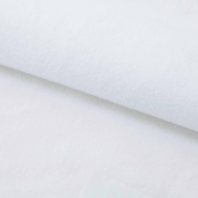 Флис DTY 240 г/м2, White/белый, 150 см (2,77м/кг) - купить в Перми. Цена 640.46 руб.