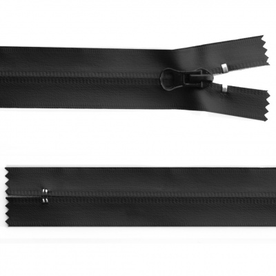 Молния водонепроницаемая PVC Т-7, 20 см, неразъемная, цвет чёрный - купить в Перми. Цена: 21.56 руб.