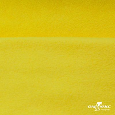 Флис DTY 14-0760, 240 г/м2, шир. 150 см, цвет яркий желтый - купить в Перми. Цена 640.46 руб.