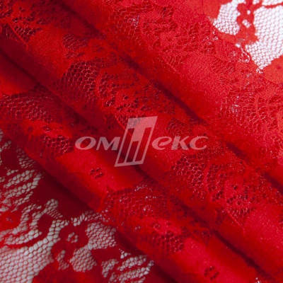 Кружевное полотно стрейч 15A61/RED, 100 гр/м2, шир.150см - купить в Перми. Цена 1 580.95 руб.