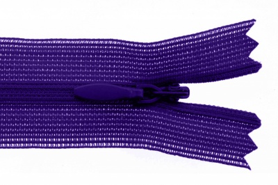 Молния потайная Т3 866, 20 см, капрон, цвет фиолетовый - купить в Перми. Цена: 5.27 руб.