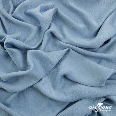 Ткань плательная Муар, 100% полиэстер,165 (+/-5) гр/м2, шир. 150 см, цв. Серо-голубой - купить в Перми. Цена 215.65 руб.
