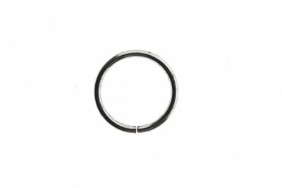 Кольцо металлическое d-15 мм, цв.-никель - купить в Перми. Цена: 2.45 руб.