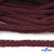 Шнур плетеный d-6 мм круглый, 70% хлопок 30% полиэстер, уп.90+/-1 м, цв.1070-бордовый - купить в Перми. Цена: 588 руб.