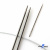 Спицы для вязания металлические d-2.5 мм круговые на тросике 53 см - купить в Перми. Цена: 53.90 руб.