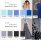 Креп стрейч Амузен 14-4122, 85 гр/м2, шир.150см, цвет голубой - купить в Перми. Цена 148.37 руб.