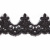 Сутажное кружево «Алансон»  на сетке (бисер) XDH3235, шир.60 мм, (уп. 9,14 м ), цв.-черный - купить в Перми. Цена: 2 156.52 руб.