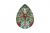 "Кабошоны" - заготовка для рукоделия акриловая фигурная 13 х 18мм - купить в Перми. Цена: 7.32 руб.