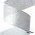 Лента металлизированная "ОмТекс", 50 мм/уп.22,8+/-0,5м, цв.- серебро - купить в Перми. Цена: 149.71 руб.