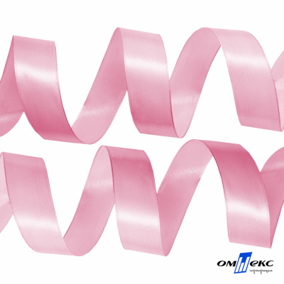 050-нежно-розовый Лента атласная упаковочная (В) 85+/-5гр/м2, шир.25 мм (1/2), 25+/-1 м - купить в Перми. Цена: 53.96 руб.