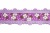 Тесьма декоративная 0385-6169, шир. 25 мм/уп. 22,8+/-1 м, цвет 01-фиолетовый - купить в Перми. Цена: 387.43 руб.