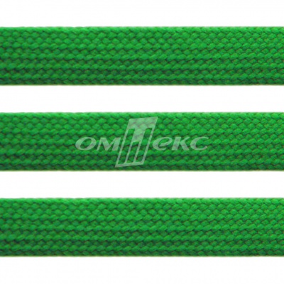 Шнур 15мм плоский (100+/-1м) №16 зеленый - купить в Перми. Цена: 10.21 руб.