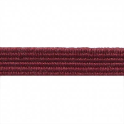 Резиновые нити с текстильным покрытием, шир. 6 мм ( упак.30 м/уп), цв.- 88-бордо - купить в Перми. Цена: 155.22 руб.