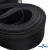 Регилиновая лента мягкая, пластик, шир.40мм, (уп.22+/-0,5м), цв.- черный - купить в Перми. Цена: 294 руб.