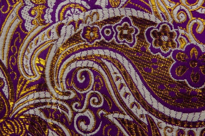 Ткань костюмная жаккард №9, 140 гр/м2, шир.150см, цвет фиолет - купить в Перми. Цена 387.20 руб.