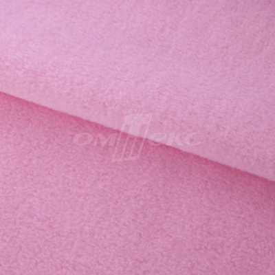 Флис окрашенный 15-2215, 250 гр/м2, шир.150 см, цвет светло-розовый - купить в Перми. Цена 580.31 руб.