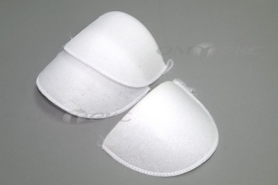 Плечевые накладки ОВ-10, обшитые, цвет белый - купить в Перми. Цена: 16.83 руб.
