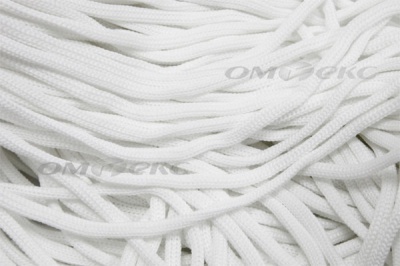 Шнур Т-02 (4с2) мелкое плетение 4мм 100 м белый - купить в Перми. Цена: 2.50 руб.