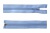Спиральная молния Т5 351, 75 см, автомат, цвет св.голубой - купить в Перми. Цена: 16.28 руб.