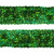 Тесьма с пайетками D4, шир. 20 мм/уп. 25+/-1 м, цвет зелёный - купить в Перми. Цена: 778.19 руб.