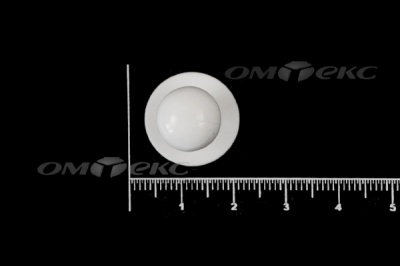 Пуговица поварская "Пукля", 10 мм, цвет белый - купить в Перми. Цена: 2.28 руб.