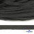 Шнур плетеный d-8 мм плоский, 70% хлопок 30% полиэстер, уп.85+/-1 м, цв.1026-серый - купить в Перми. Цена: 735 руб.
