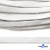 Шнур плетеный d-8 мм плоский, 70% хлопок 30% полиэстер, уп.85+/-1 м, цв.1018-белый - купить в Перми. Цена: 735 руб.