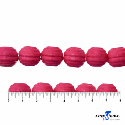 0309-Бусины деревянные "ОмТекс", 16 мм, упак.50+/-3шт, цв.023-розовый - купить в Перми. Цена: 62.22 руб.