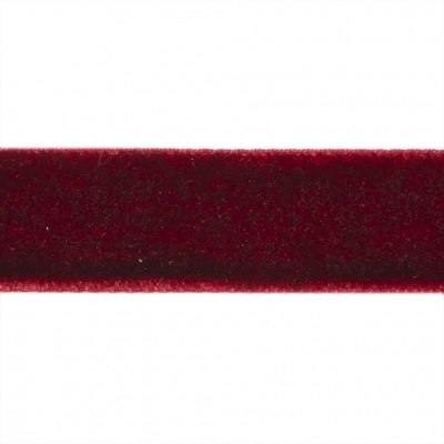 Лента бархатная нейлон, шир.12 мм, (упак. 45,7м), цв.240-бордо - купить в Перми. Цена: 396 руб.