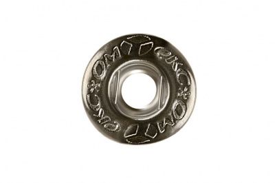 Кнопка металлическая "Альфа" с пружиной, 15 мм (уп. 720+/-20 шт), цвет никель - купить в Перми. Цена: 1 466.73 руб.
