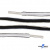 Шнурки #4-27, круглые 130 см, двухцветные (черно/белый) - купить в Перми. Цена: 47.04 руб.