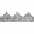 Тесьма металлизированная 0384-0240, шир. 40 мм/уп. 25+/-1 м, цвет серебро - купить в Перми. Цена: 490.74 руб.