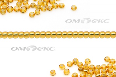 Бисер (SL) 11/0 ( упак.100 гр) цв.22 - золото - купить в Перми. Цена: 53.34 руб.