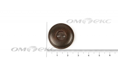 Пуговица деревянная круглая №54 (25мм) - купить в Перми. Цена: 4.12 руб.