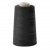 Нитки швейные 100% полиэстер 40/2, (3200 ярд), первый сорт, черные - купить в Перми. Цена: 86.79 руб.