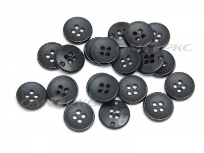 51960/23 мм (4 пр) черные пуговицы - купить в Перми. Цена: 1.43 руб.