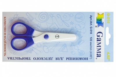 Ножницы G-510 детские 123 мм - купить в Перми. Цена: 137.45 руб.