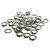 Люверсы, металлические/14мм/никель (упак.1000 шт) - купить в Перми. Цена: 1 058.40 руб.