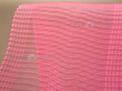 Лента капроновая "Гофре", шир. 110 мм/уп. 50 м, цвет розовый - купить в Перми. Цена: 35.60 руб.