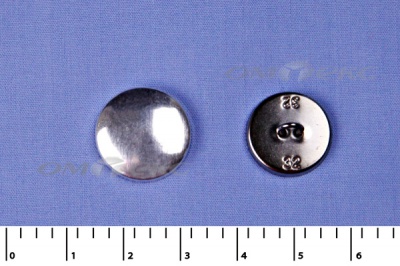Формы для пуговиц и прочие части пуговиц; заготовки для пуговиц №20 с петлёй сталь (#32) - купить в Перми. Цена: 1.79 руб.