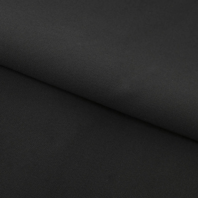Костюмная ткань "Элис", 200 гр/м2, шир.150см, цвет чёрный - купить в Перми. Цена 306.20 руб.