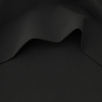 Костюмная ткань с вискозой "Меган", 210 гр/м2, шир.150см, цвет чёрный - купить в Перми. Цена 378.55 руб.