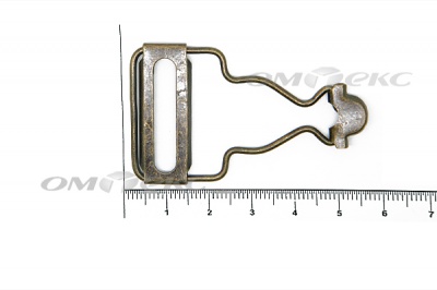 Застежки для комбинезонов металлическая 32 мм Никель (20ШТ)  - купить в Перми. Цена: 3.18 руб.