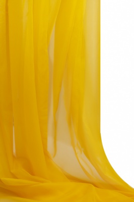 Портьерный капрон 13-0858, 47 гр/м2, шир.300см, цвет 21/жёлтый - купить в Перми. Цена 137.27 руб.