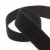 Лента бархатная нейлон, шир.25 мм, (упак. 45,7м), цв.03-черный - купить в Перми. Цена: 800.84 руб.