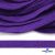 Шнур плетеный d-8 мм плоский, 70% хлопок 30% полиэстер, уп.85+/-1 м, цв.1030-фиолет - купить в Перми. Цена: 735 руб.